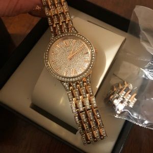 Bulova crystal watch with original box